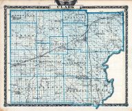 Clark County Map, Illinois State Atlas 1876